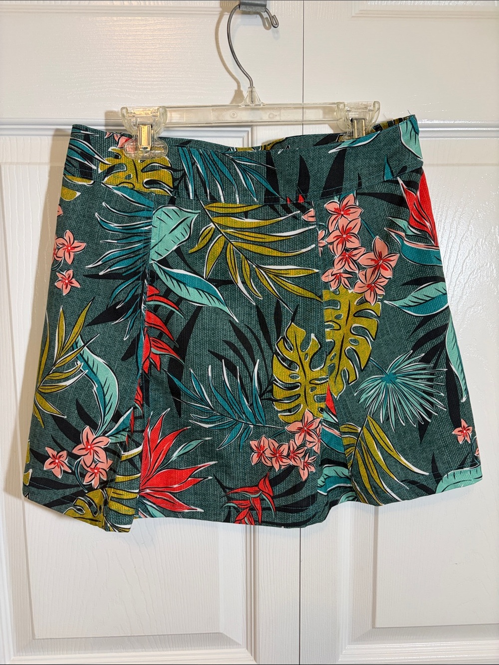 Ripskirt Hawaii Dark Green Tropical Circle Skirt XS